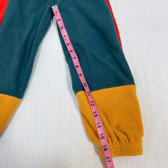 Hanna Andersson Colorblock Fleece pull over jogger sweater/sweatpants set - sz 5 - Picture 5 of 9